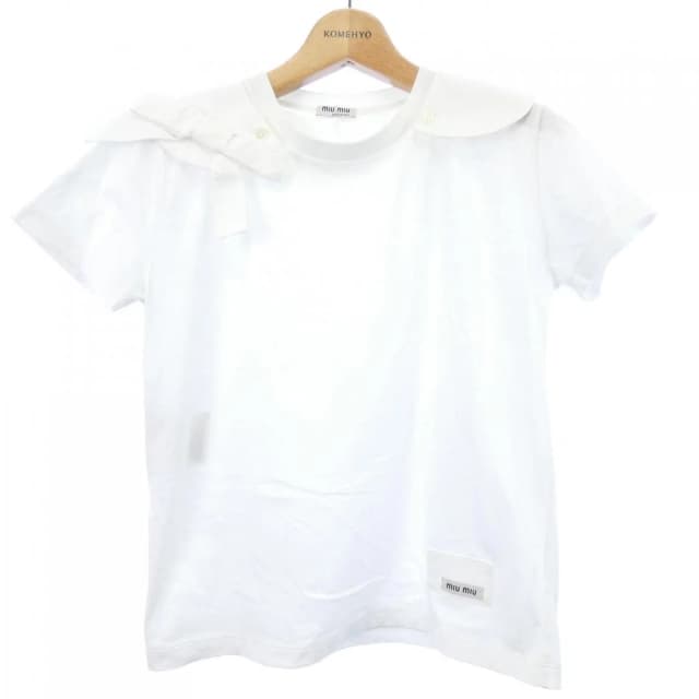 Miu Miu T-Shirt White in White from The Reluxe, photo 1 of 1