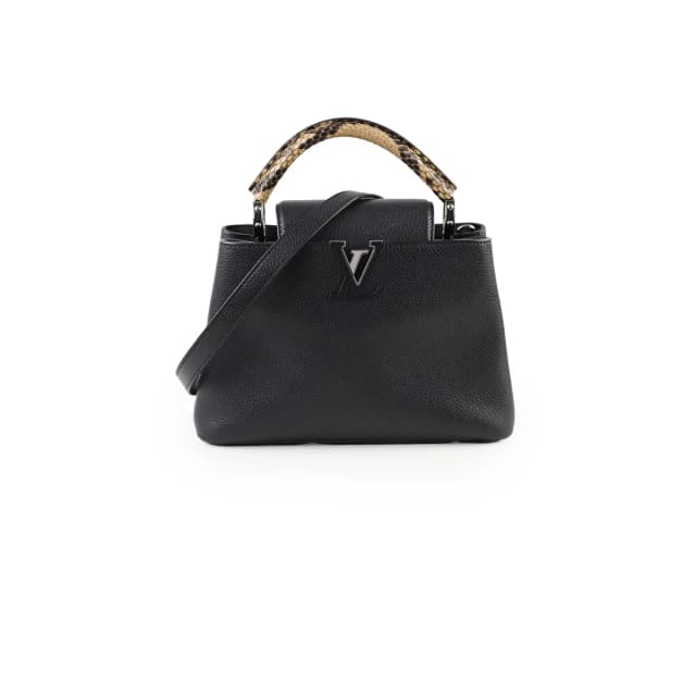 Louis Vuitton Capucines BB Black Python Handle in Black Python from The Purse Affair, photo 1 of 1