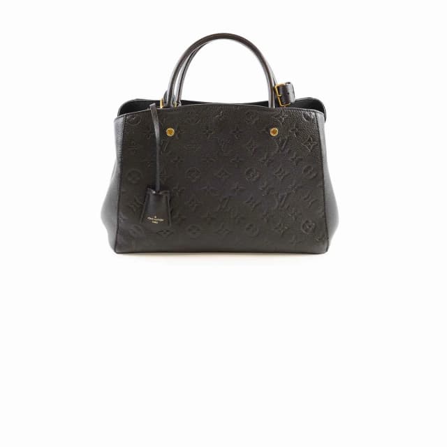 Louis Vuitton Montaigne MM Empriente Monogram Black in Black from The Purse Affair, photo 1 of 1
