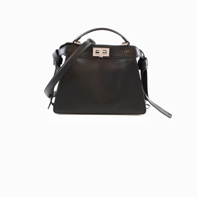 Fendi Peekaboo ISeeU Small Black in Black Leather from The Purse Affair, photo 1 of 1