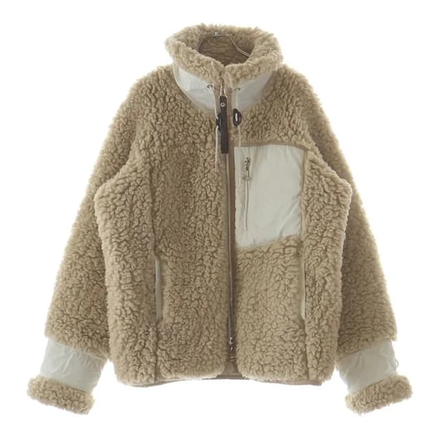 Louis Vuitton Monogram Fuzzy Wool Fleece Jacket 36 Beige in Beige Wool from The Reluxe, photo 1 of 1