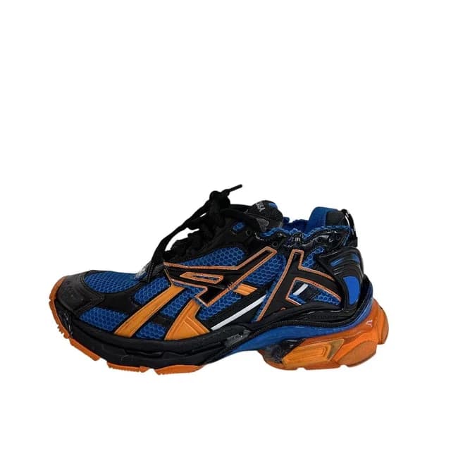 Balenciaga Lanna Faye Leather Mesh Sneakers in Leather from The Reluxe, photo 1 of 1