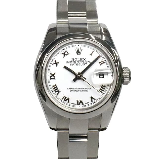 Rolex Datejust No SS White Roman Automatic Watch in White from The Reluxe, photo 1 of 1