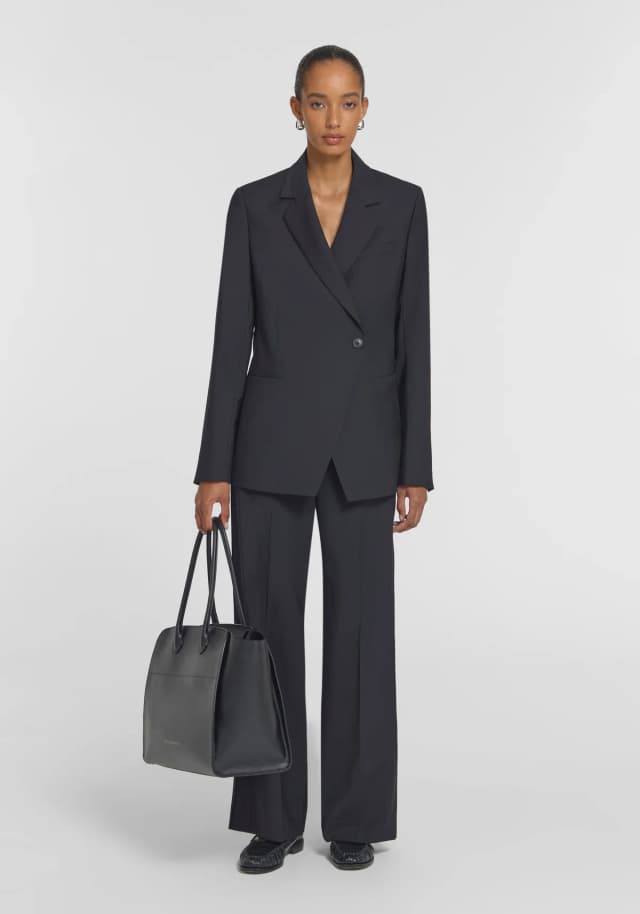 VIKTORIA & WOODS Notorious Blazer in BLACK, image 1 of 1 from Viktoria & Woods