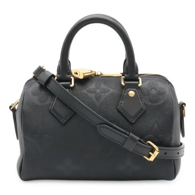 Louis Vuitton Monogram Empreinte Speedy Bandouliere 20 2-Way Shoulder Bag Noir in Black Leather from The Reluxe, photo 1 of 1