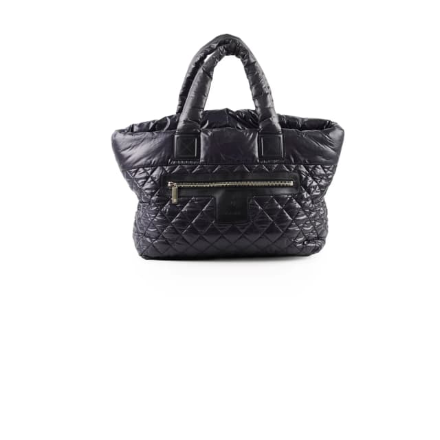 Chanel Coco Cocoon Tote in Black Nylon from The Purse Affair, photo 1 of 1