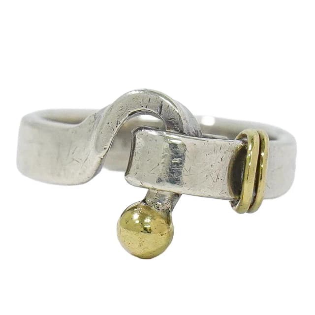 Tiffany & Co. Hook Eye Sterling 18K Yellow Gold Combination Ring Silver Yellow Gold in Yellow from The Reluxe, photo 1 of 1