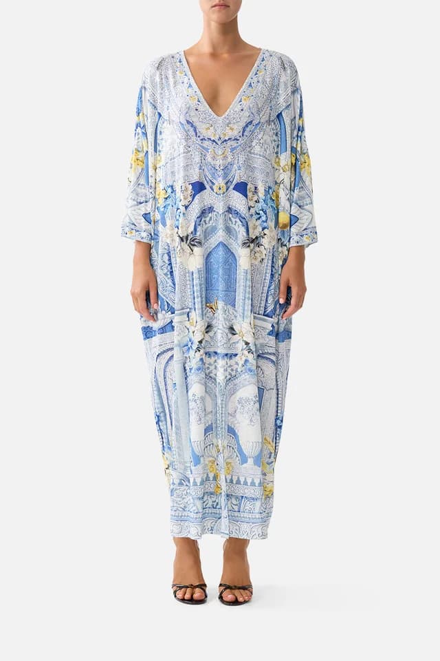 Camilla eBoutique V NECK BATWING KAFTAN DE NADA GRANADA, image 1 of 1 from CAMILLA