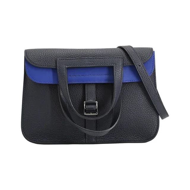 Hermès Handbag Blue in Blue Clemence leather from The Reluxe, photo 1 of 1