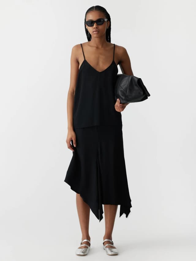 Bassike Viscose Twill Cami, image 1 of 1 from bassike