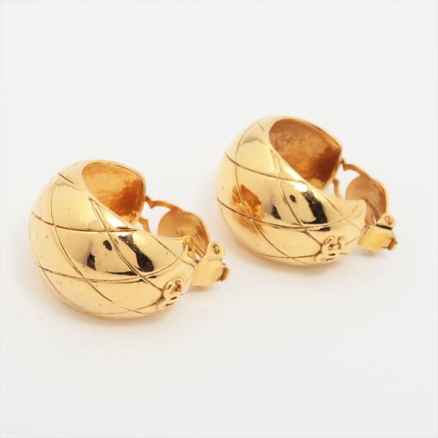 Chanel Coco Gold Clip On Earrings Costume Jewellery in Gold from The Purse Affair, photo 1 of 1