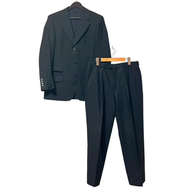 Gucci Tom Ford Era Stripe Tailored Jacket Trousers Set Suit Navy Spring Summer in Navy from The Reluxe, photo 1 of 1