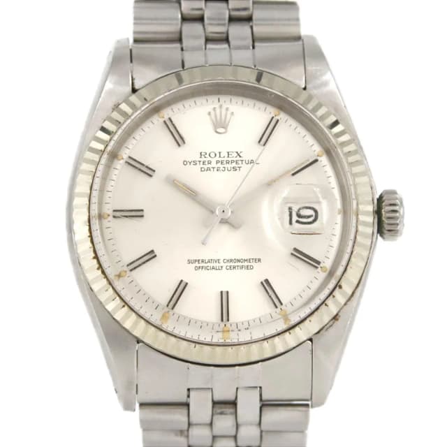 Rolex Datejust Automatic Watch White in White from The Reluxe, photo 1 of 1