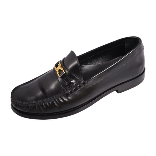 Celine Loafers Luco Triomphe Moccasins Leather in Leather from The Reluxe, photo 1 of 1