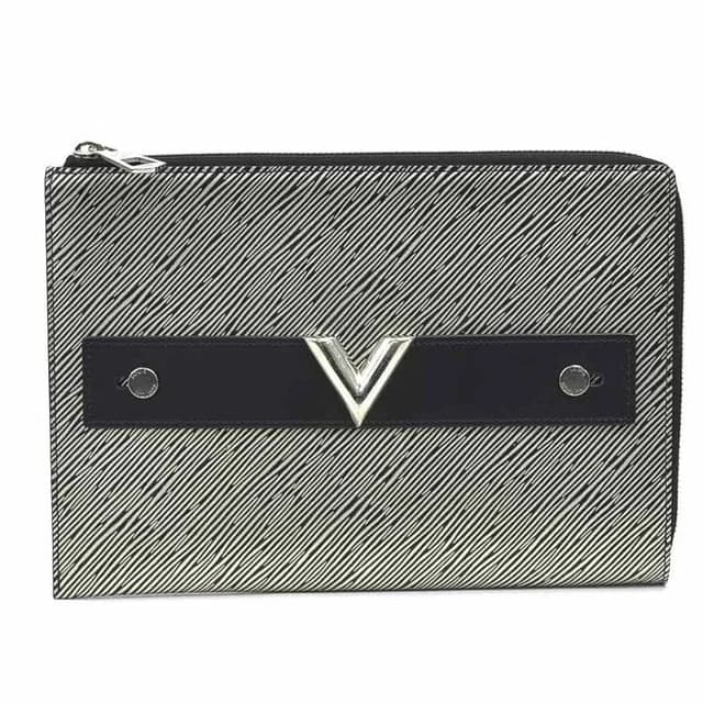 Louis Vuitton Clutch Epi Platine Pochette Plat in Leather from The Reluxe, photo 1 of 1