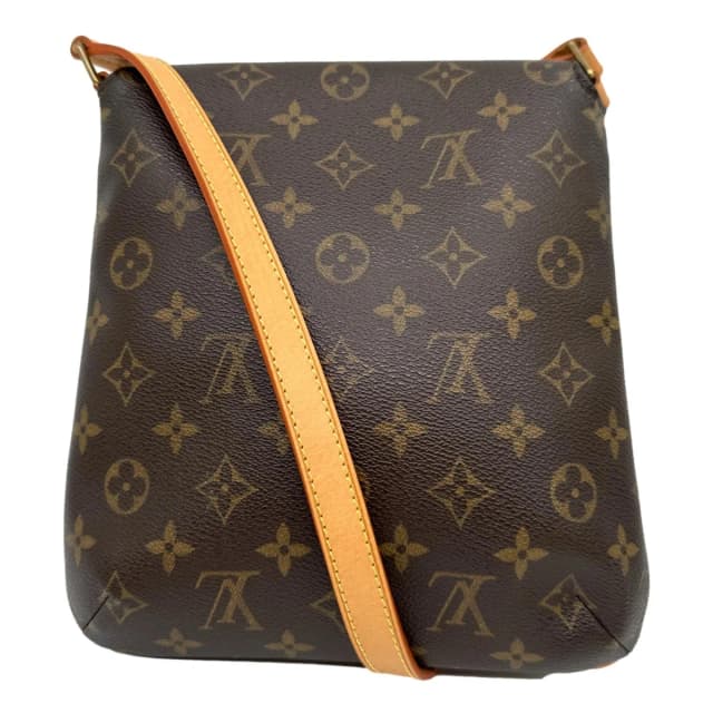 Louis Vuitton Musette Salsa PM Monogram Canvas Shoulder Bag Brown in Brown Coated canvas from Dallas Designer Handbags, photo 1 of 1