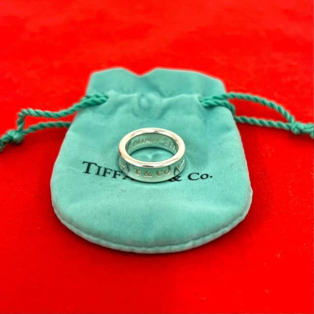 Tiffany & Co. Vintage Narrow Ring 925 Sterling Silver No 7.5 in Silver from The Reluxe, photo 1 of 1