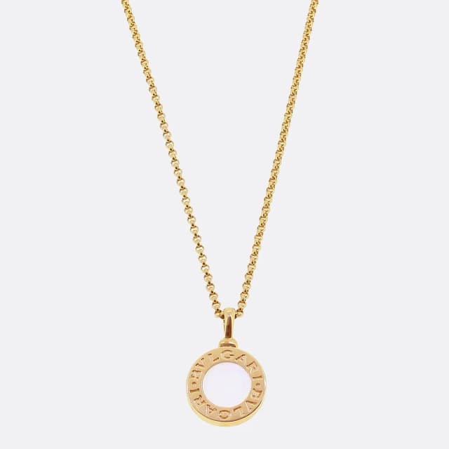 Bvlgari Mother of Pearl Pendant Necklace from The Vintage Jeweller, photo 1 of 1