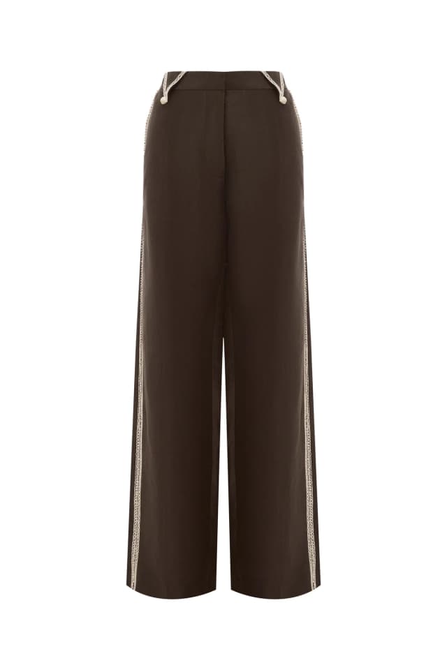 2504 - RESORT 26 LEANDRA CORDED PANT, image 1 of 1 from Alemais