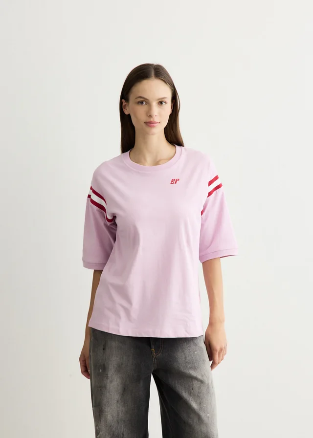 Baum und Pferdgarten July T-Shirt in Lilac Pink, image 1 of 1 from Incu