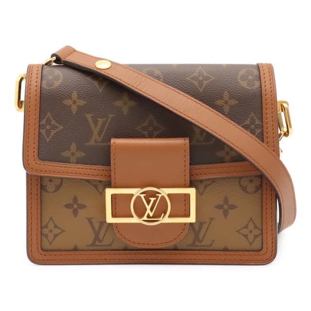 Louis Vuitton Monogram Reverse Dauphine MM Shoulder Bag in Coated canvas from The Reluxe, photo 1 of 1