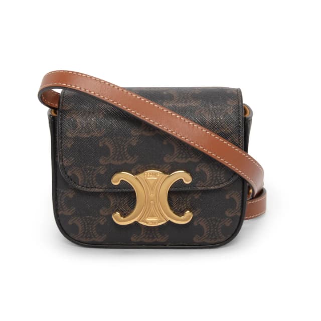 Celine Triomphe Canvas Mini Claude Mini Bag in Tan Canvas from Blue Spinach, photo 1 of 1