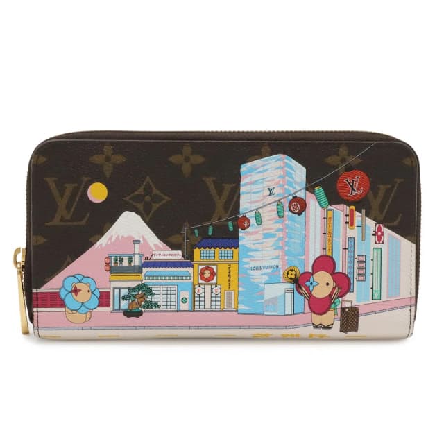 Louis Vuitton Monogram Zippy Wallet Zip Around Vivienne Holiday Season in Coated canvas from The Reluxe, photo 1 of 1