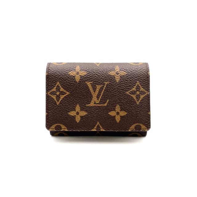 Louis Vuitton Envelope Business Card Holder Monogram Leather Brown Case in Brown Leather from The Reluxe, photo 1 of 1