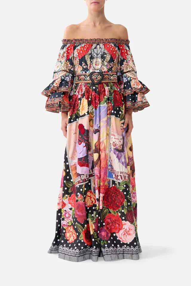 Camilla eBoutique BELTED MAXI SKIRT DAUGHTERS OF DUENDE, image 1 of 1 from CAMILLA