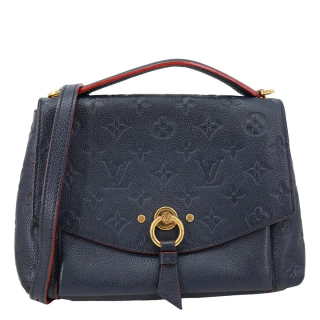 Louis Vuitton Blanche BB Monogram Empreinte Leather Shoulder Bag Navy Blue in Navy Leather from Dallas Designer Handbags, photo 1 of 1