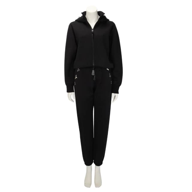 Louis Vuitton Cotton Jersey Monogram Accent Tracksuit XS in Black from Blue Spinach, photo 1 of 1
