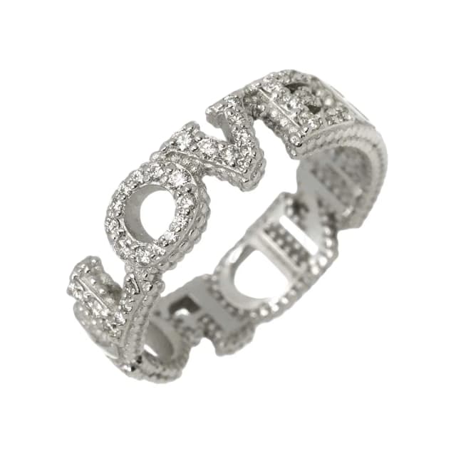 Gucci Line Dofour Love Ring Diamond 18k White Gold in White from The Reluxe, photo 1 of 1
