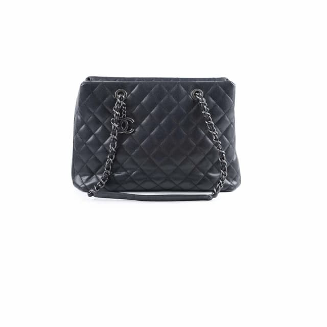 Chanel Caviar City Shopping Tote Black Series 23 in Black Caviar leather from The Purse Affair, photo 1 of 1