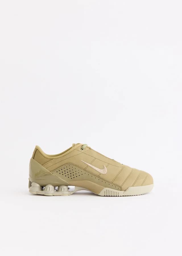 Nike Women's Total 90 Shox Magia 'Neutral Olive' Sneakers in NEUTRAL OLIVE/METALL, image 1 of 1 from Incu