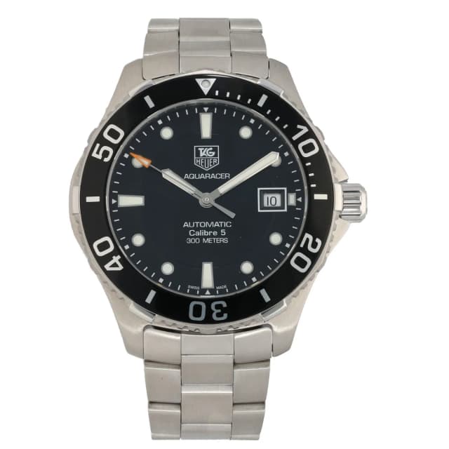 TAG Heuer Aquaracer WAN2110 41mm Stainless Steel Watch from H&T, photo 1 of 1