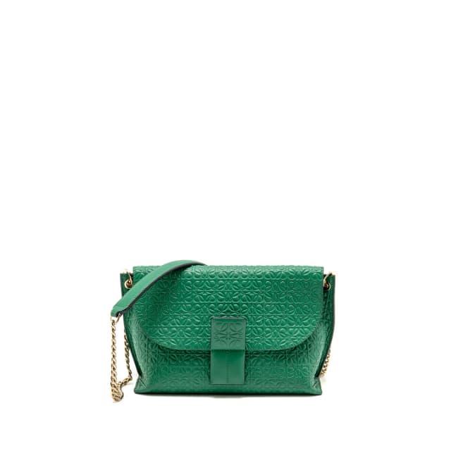 Loewe Avenue Anagram Crossbody Bag embossed calfskin Green GHW in Green Calfskin from EMIER, photo 1 of 1