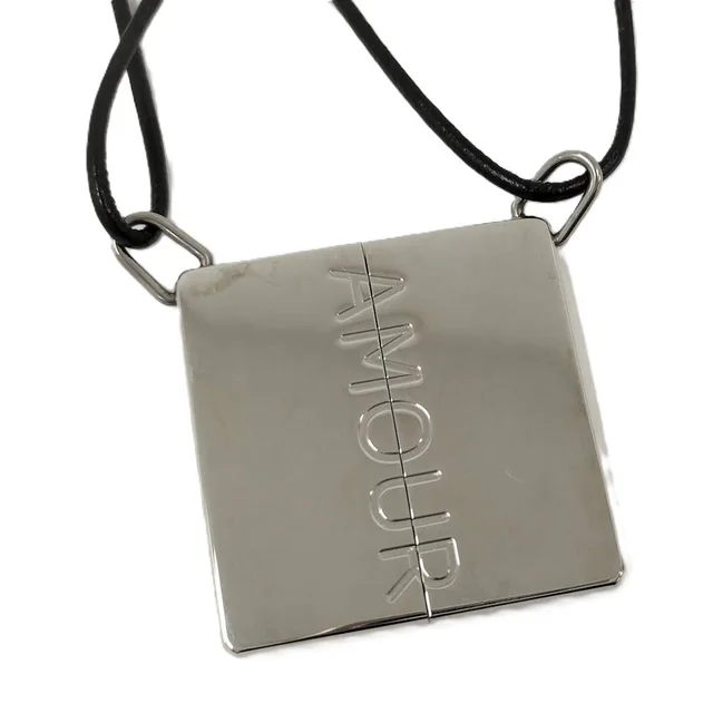 Hermès Symbol Amour Necklace Pair Plated Silver in Silver from The Reluxe, photo 1 of 1