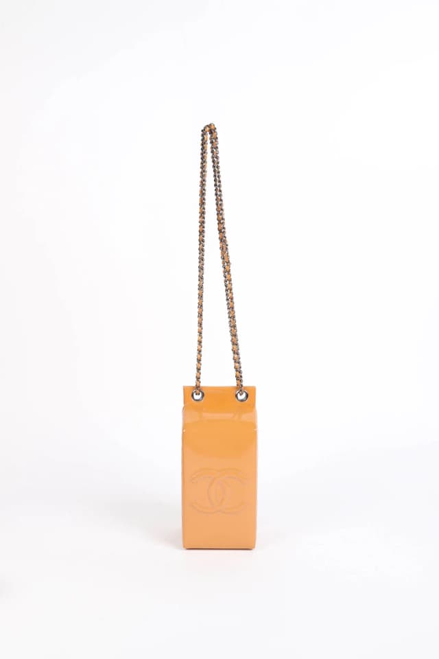 2014 Chanel Caramel Patent Leather Milk Carton Crossbody Bag in Patent leather from Break Archive, photo 1 of 1