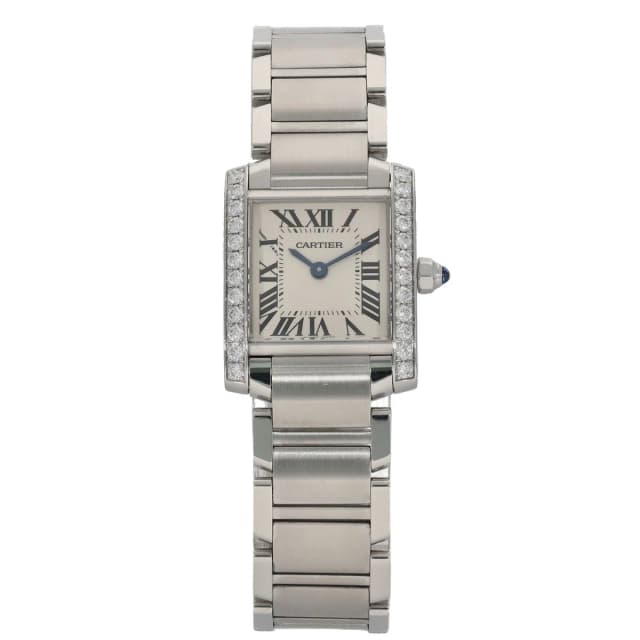 Cartier Tank Francaise W4TA0008 20mm Stainless Steel Watch from H&T, photo 1 of 1