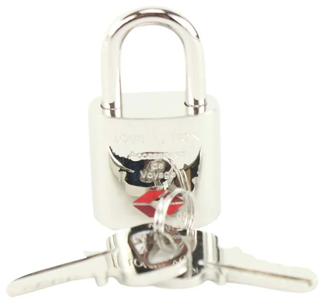Louis Vuitton TSA De Voyage Padlock Silver and 2 Key Set Lock in Silver from Bagriculture, photo 1 of 1