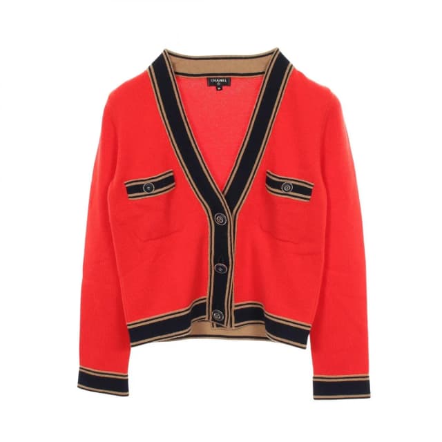 Chanel Cardigan CC Logo Button Cashmere in Cashmere from The Reluxe, photo 1 of 1
