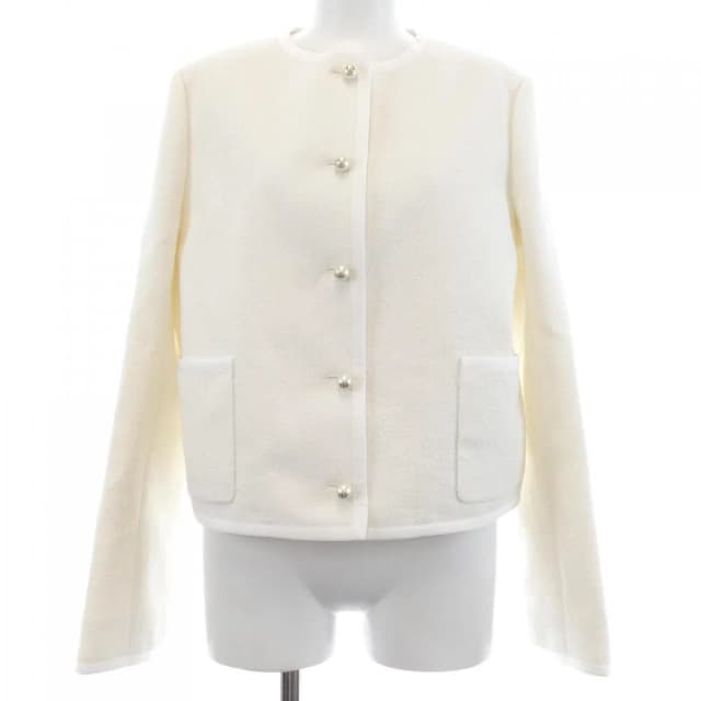 Dior Collarless Jacket White in White from The Reluxe, photo 1 of 1