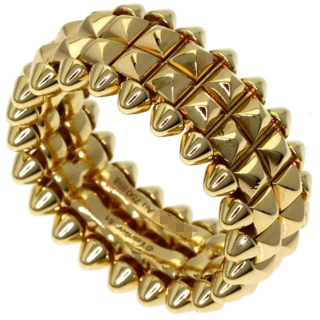 Clash de Cartier Double 51 Ring 18k Yellow Gold in Yellow from The Reluxe, photo 1 of 1