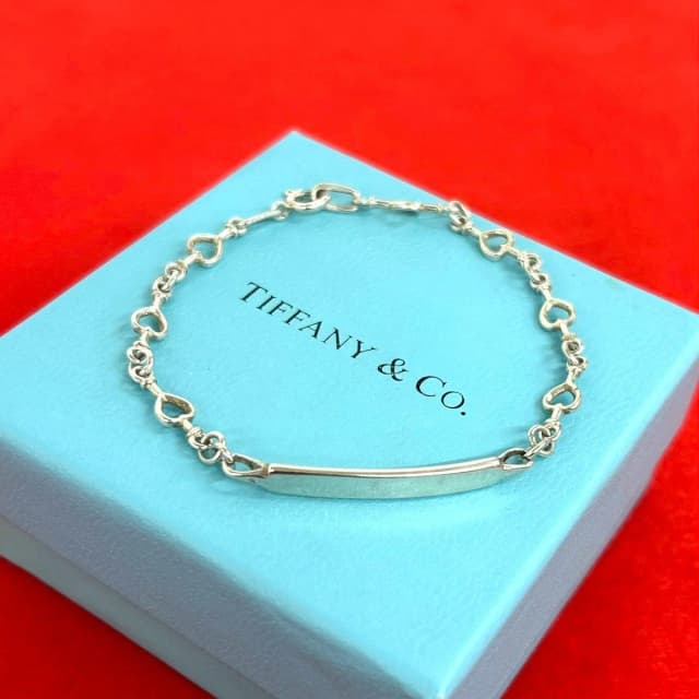 Tiffany & Co. Vintage ID Heart Bracelet 925 Sterling Silver in Silver from The Reluxe, photo 1 of 1