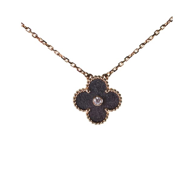 Van Cleef & Arpels Vintage Alhambra 2023 Obsidian Holiday Pendant from The Purse Affair, photo 1 of 1