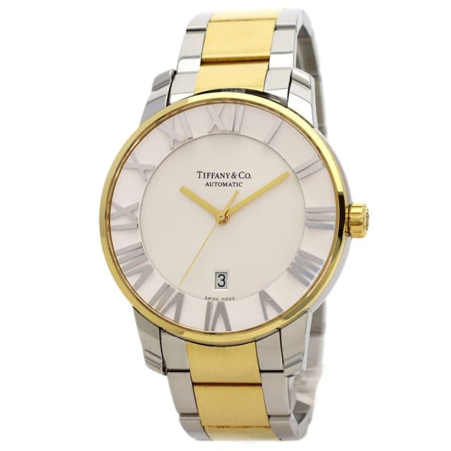 Tiffany & Co. Atlas Dome Watch SS Yellow Gold in Yellow from The Reluxe, photo 1 of 1