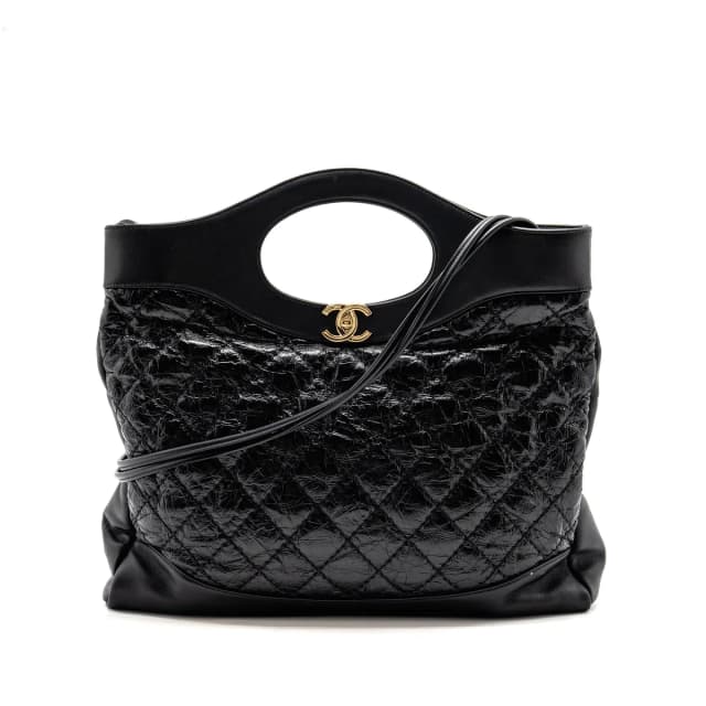 Chanel Large 31 Bag Calfskin Black LGHW in Black Calfskin from EMIER, photo 1 of 1