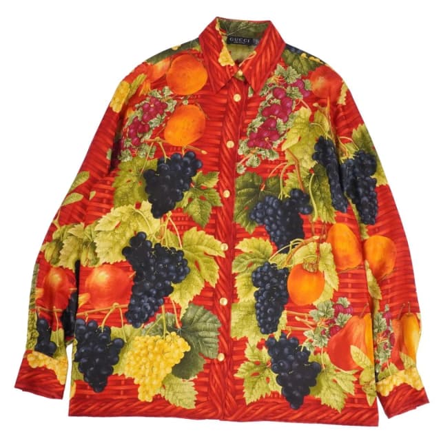 Gucci Tom Ford Era Shirt Blouse Long Sleeve in Silk from The Reluxe, photo 1 of 1