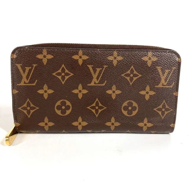 Louis Vuitton Wallet Zippy Monogram Canvas Rose Velours Brown in Brown Coated canvas from The Reluxe, photo 1 of 1