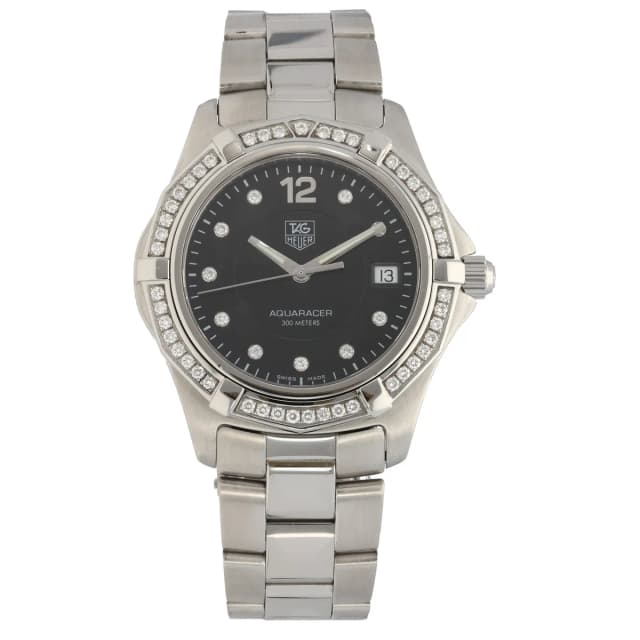 TAG Heuer Aquaracer WAF111D 39mm Stainless Steel Watch from H&T, photo 1 of 1